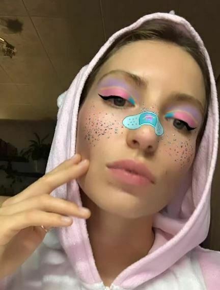 Unicorn makeup sociala medier