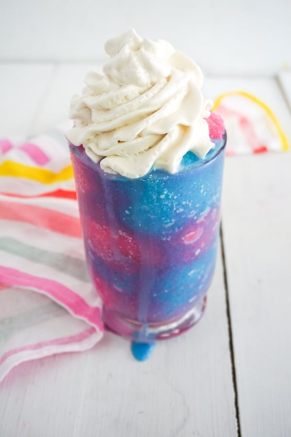 Unicorn frappuccino recept