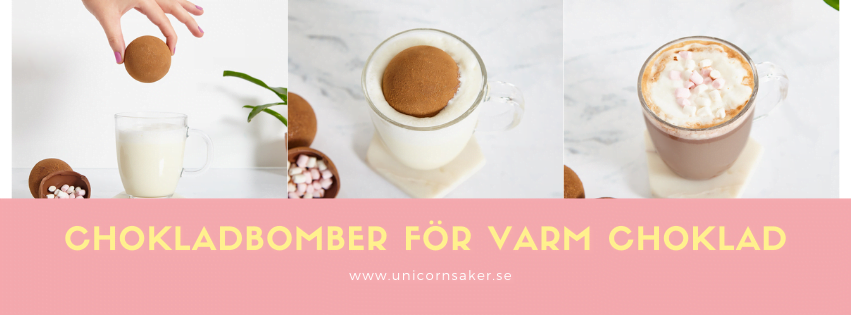 chokladbomber för varm choklad
