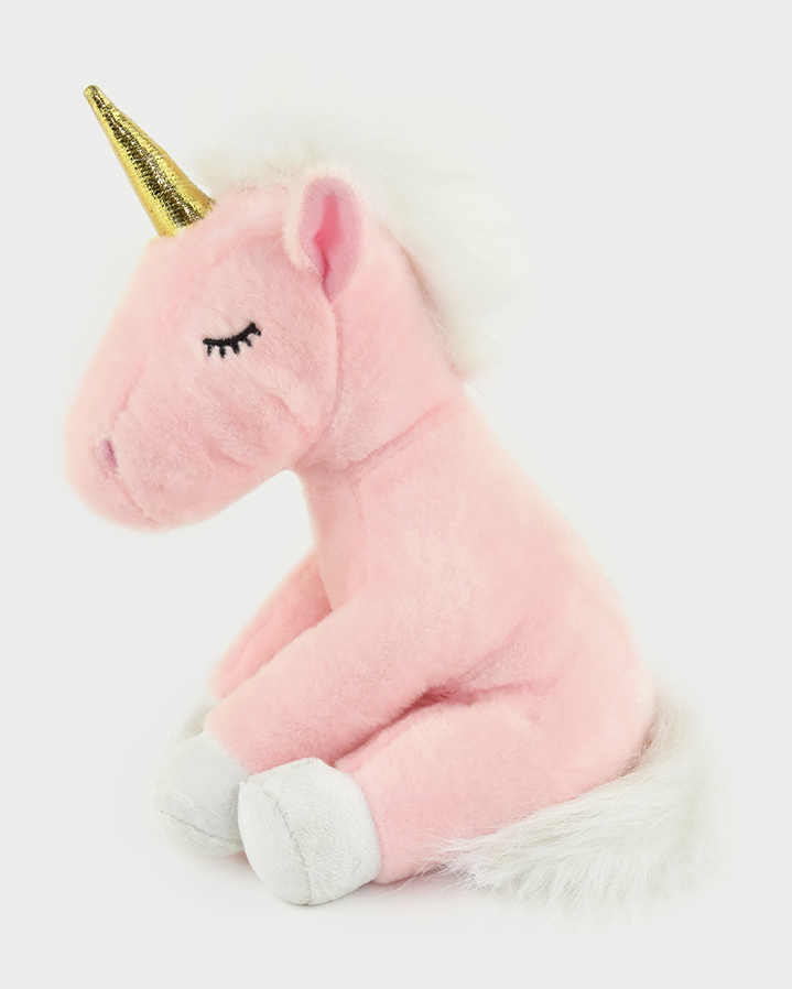 enhörning gosedjur rosa