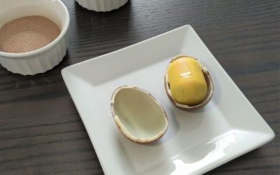 Chokladbomber för varm choklad kinderägg