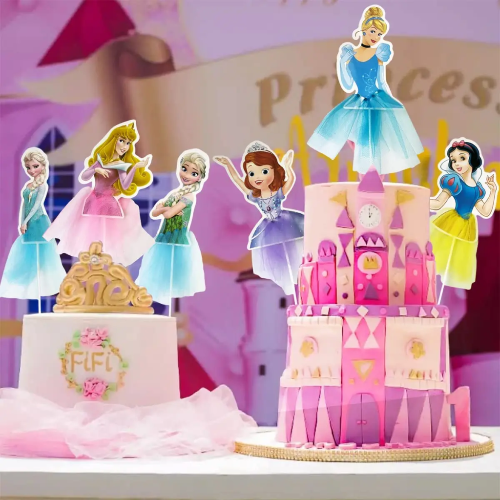 tårtdekoration disney prinsessor