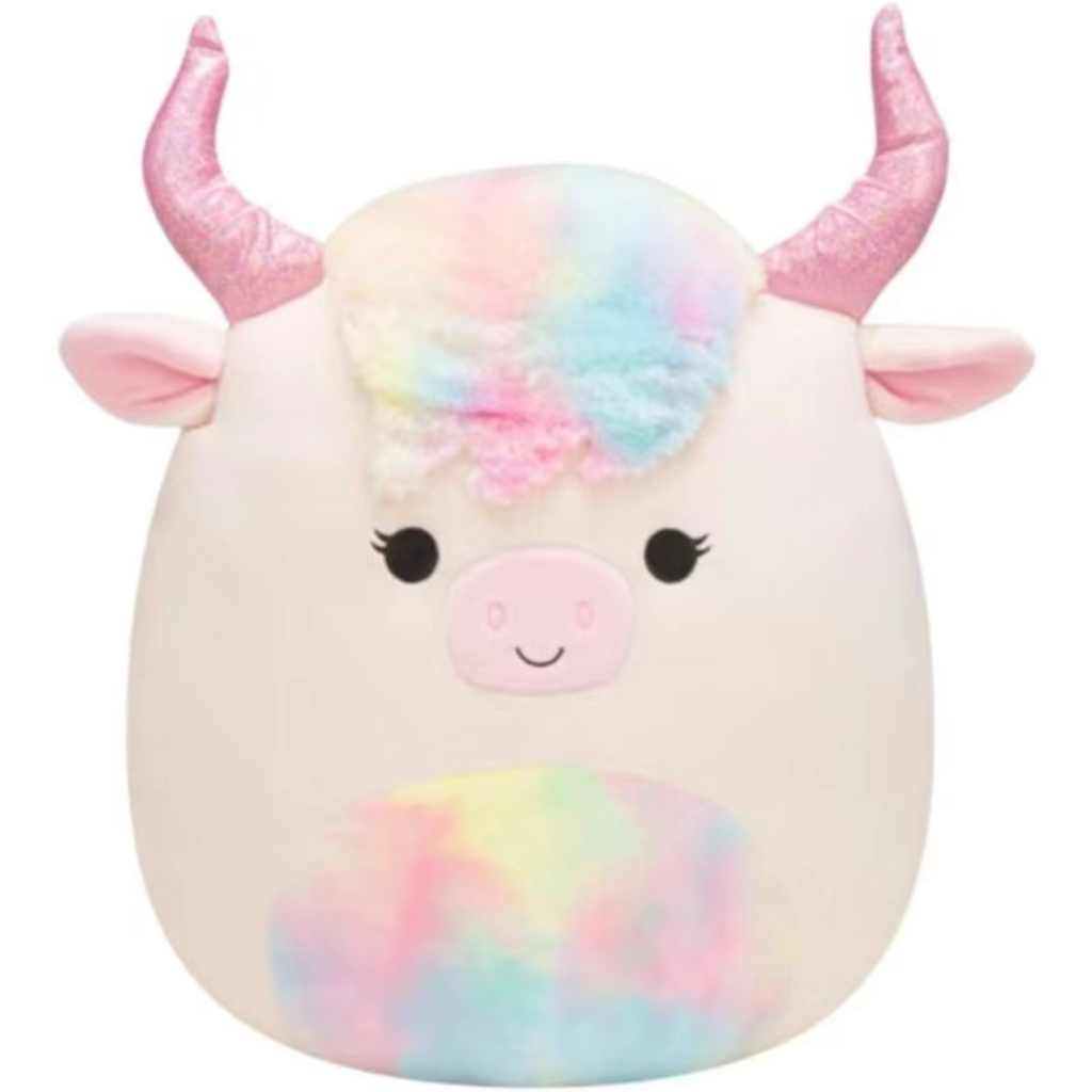 squishmallows regnbågs ko
