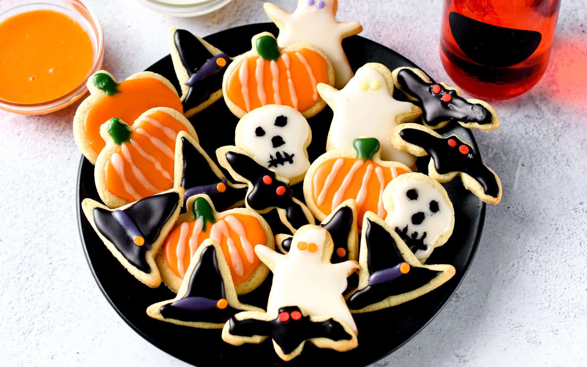 Halloween mördegskakor