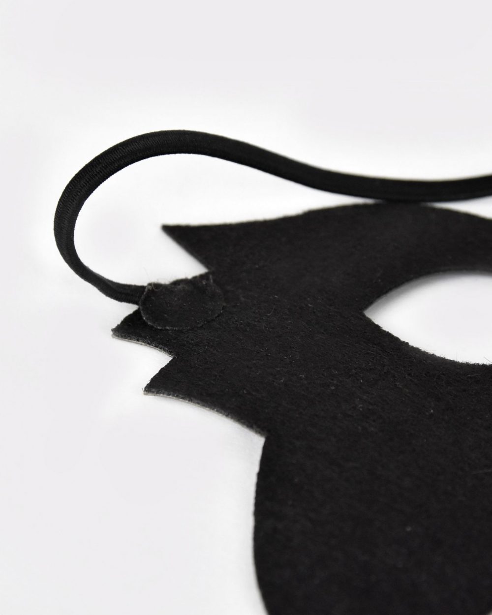 kattmask djurmask svart