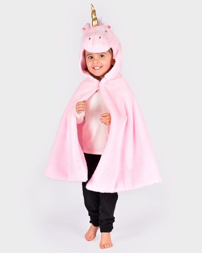 Enhörningscape Gulle Rosa