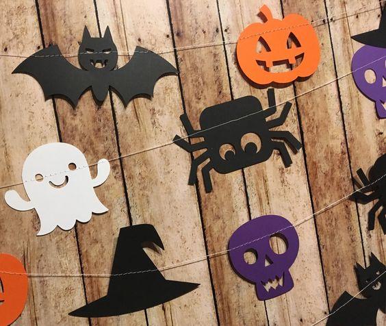 Halloween pyssel av papper