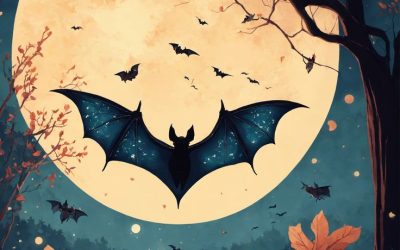 Fladdermus och glitter – Perfekt ansiktsmålning inför Halloween! 🦇