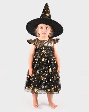 Häxdräkt Joni Svart