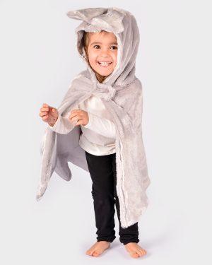 Kanincape Skutta Grå