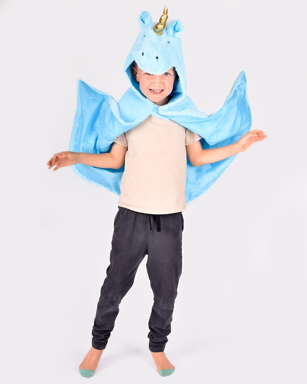 Enhörningscape Gulle Blå