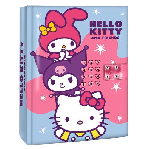 Hello Kitty och vänner hemlig elektronisk dagbok med ljud