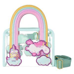 Loungefly Minions Fluffy Unicorn Axelremsväska