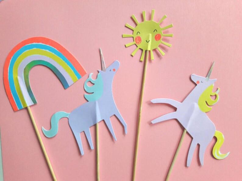 Gör din egen Unicorn tårta dekoration