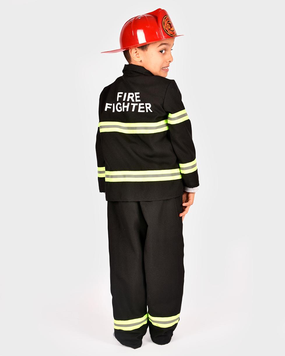 Brandmansdräkt Flamma Svart - Bild 4