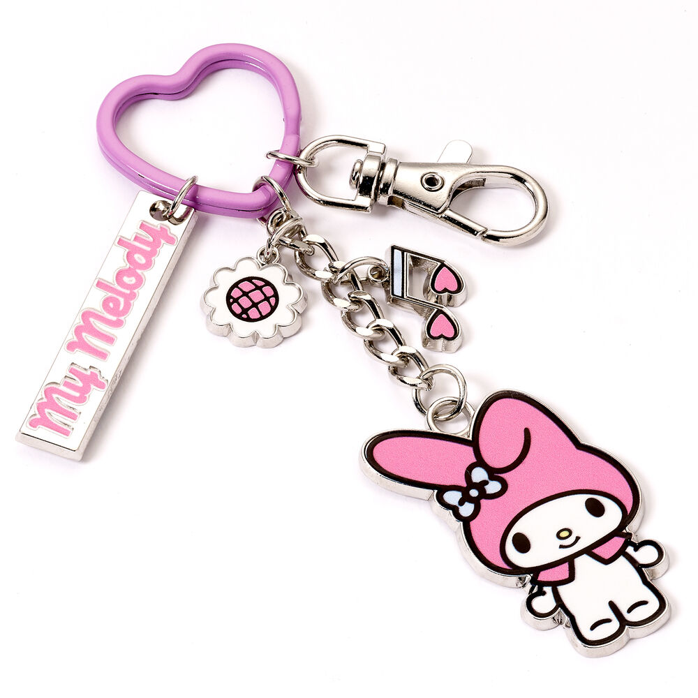 Hello Kitty My Melody nyckelring med Hjärtring - Bild 2