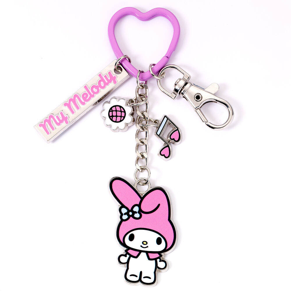 Hello Kitty My Melody nyckelring med Hjärtring - Bild 3