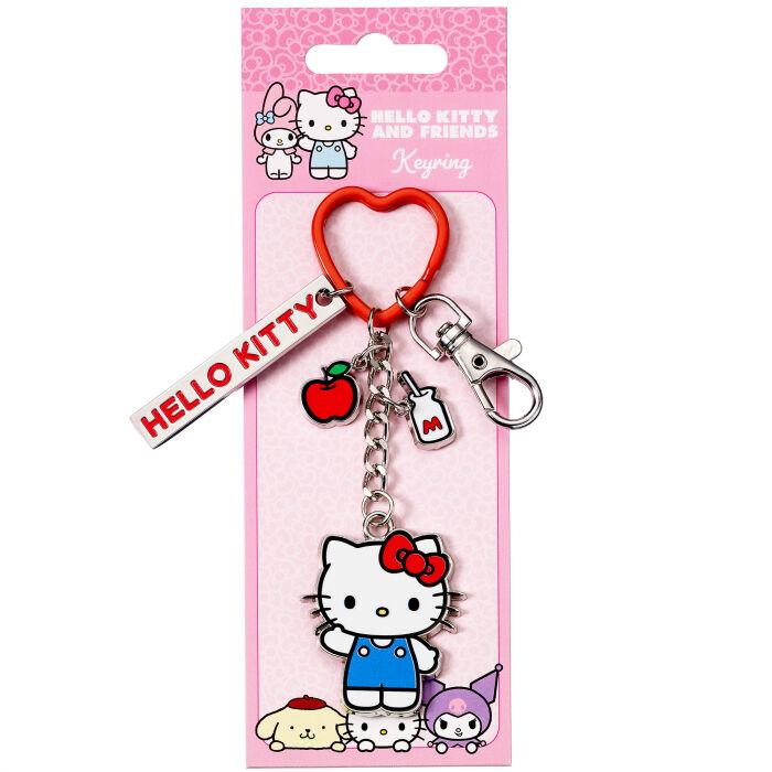 Hello Kitty Nyckelring med Hjärtring