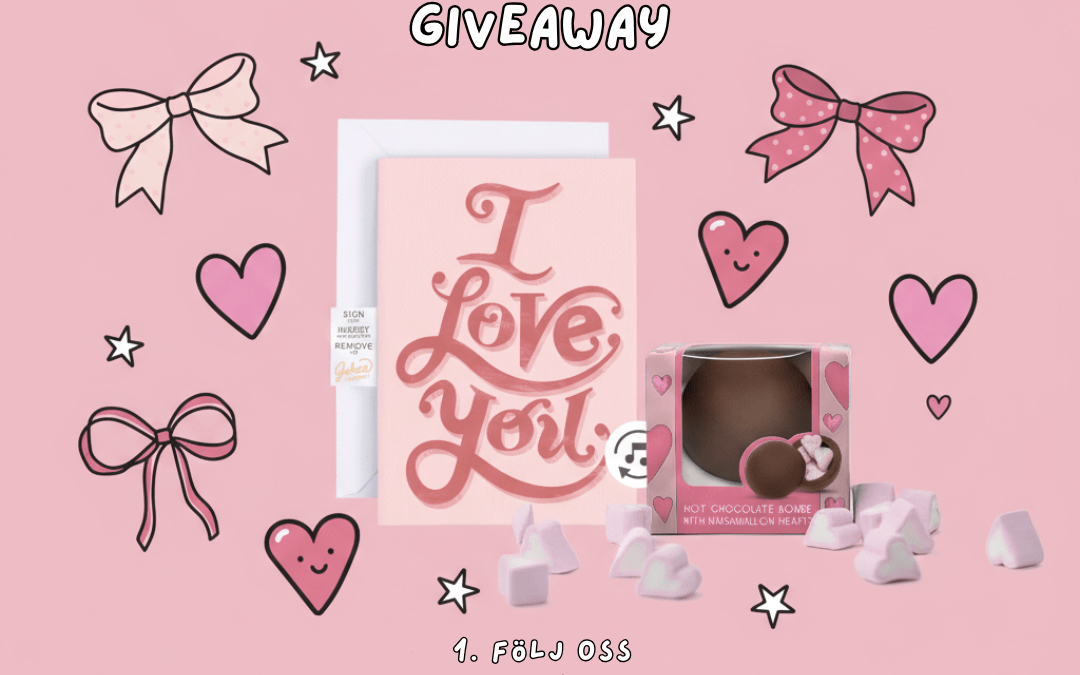 Delta i vår exklusiva Alla hjärtans dag Giveaway!