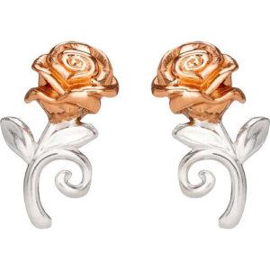 Skönheten & Odjuret örhängen (Silver)