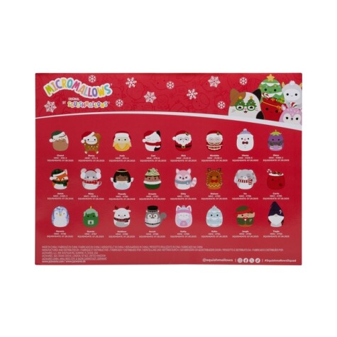 Squishmallows Micromallows Julkalender 2026 (24-pack) – Adventskalender med Minigosedjur (6 cm) - Bild 2