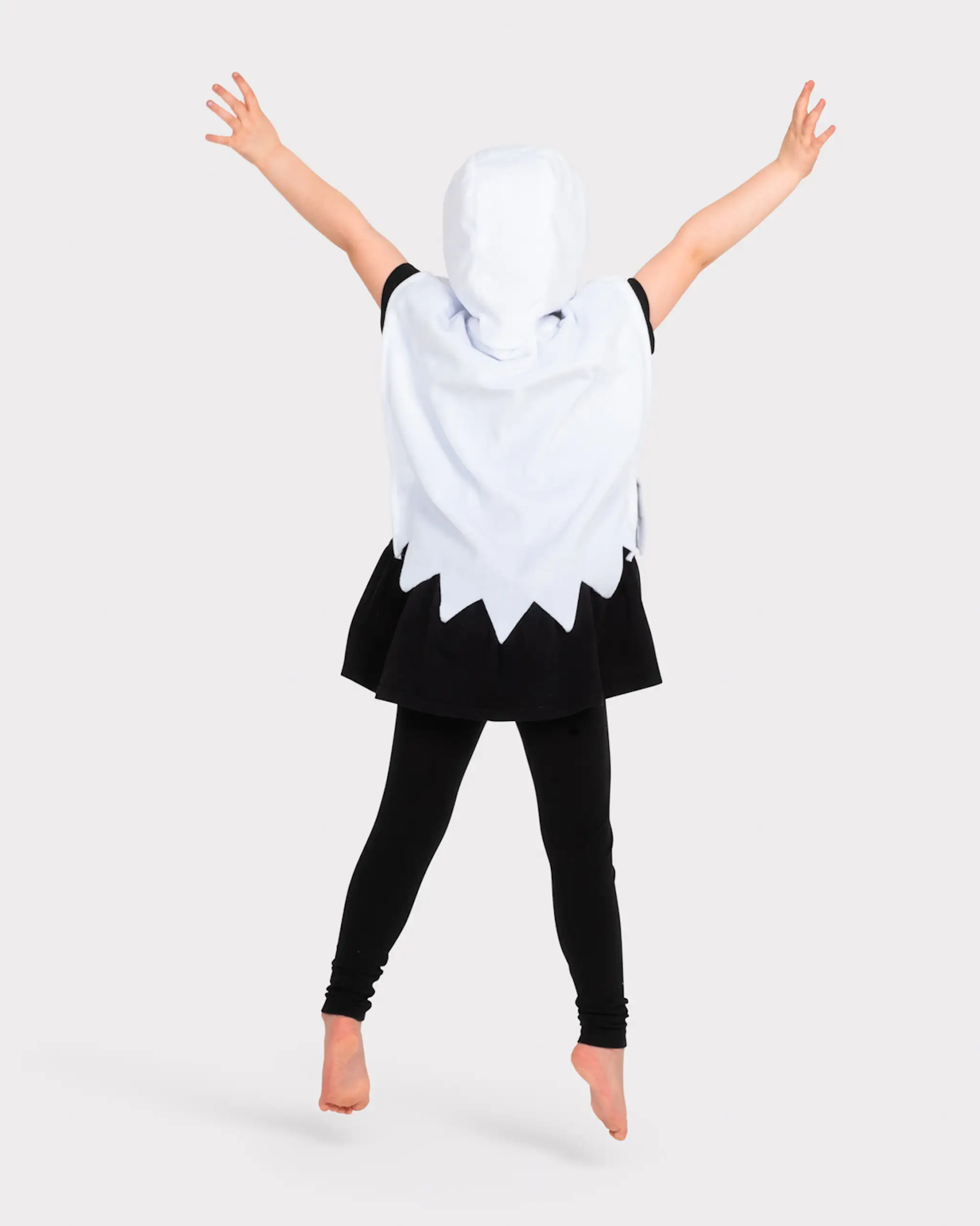 Mini Cape Vitt Spöke (86–110 cl) – Den Goda Fen - Halloweendräkt för Barn - Bild 4