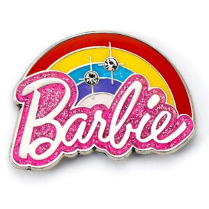 Barbie™ Regnbågs-Pin – Färgglad emaljpin för väska och jacka