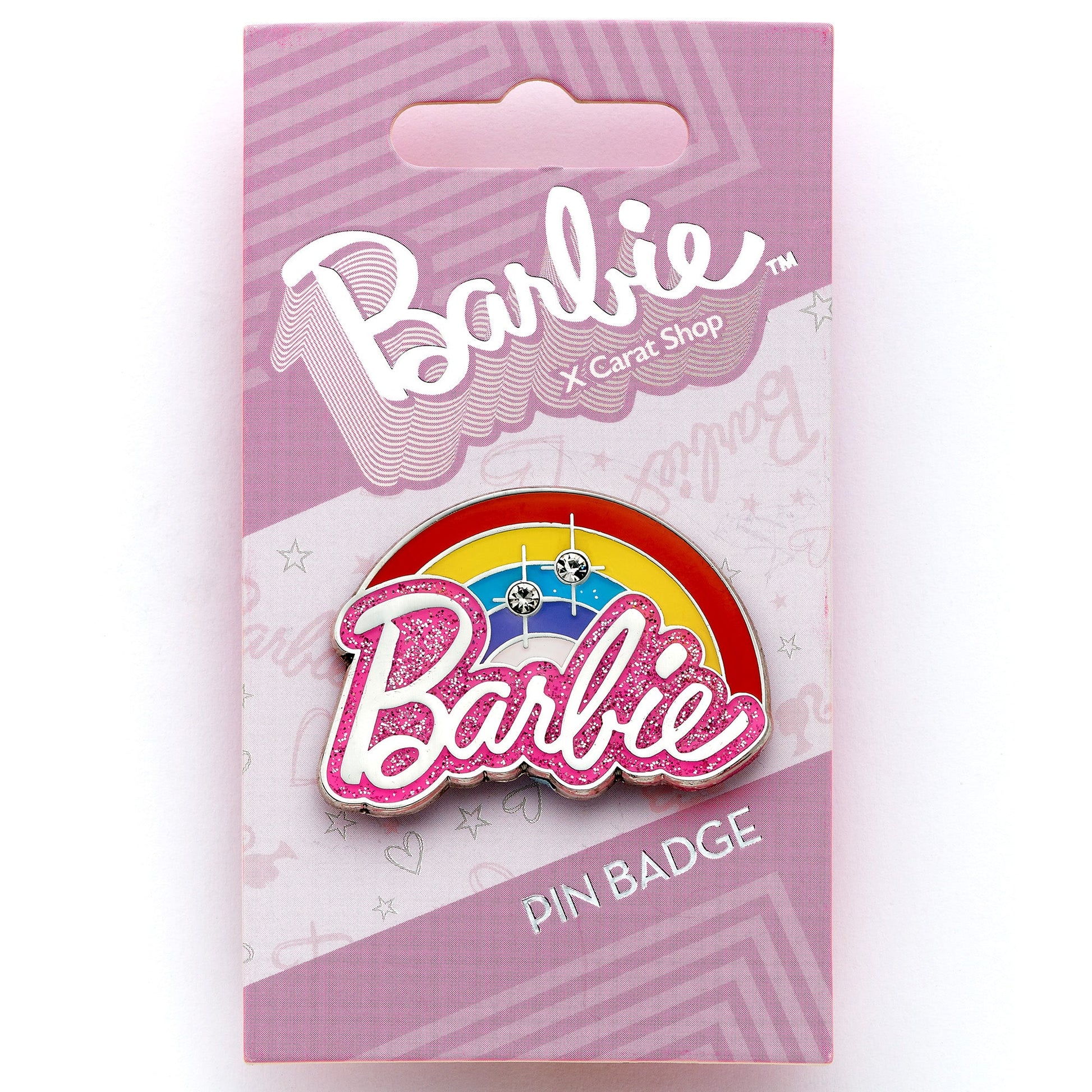 Barbie™ Regnbågs-Pin – Färgglad emaljpin för väska och jacka - Bild 2