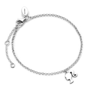 Barbie™ Armband i Äkta Silver – Exklusiv silhuett-design