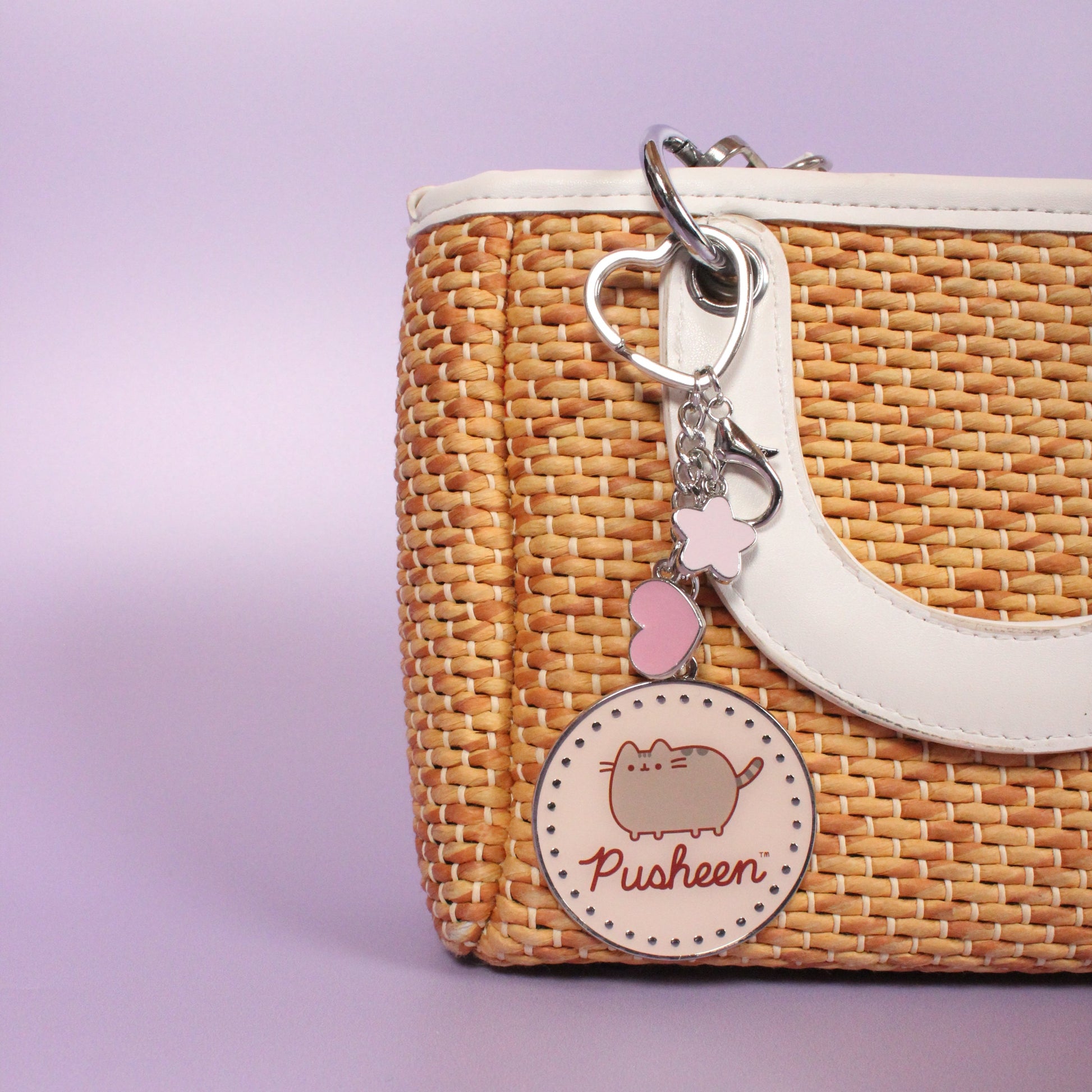 Pusheen the Cat Nyckelring med Miniberlocker – Silver - Bild 3