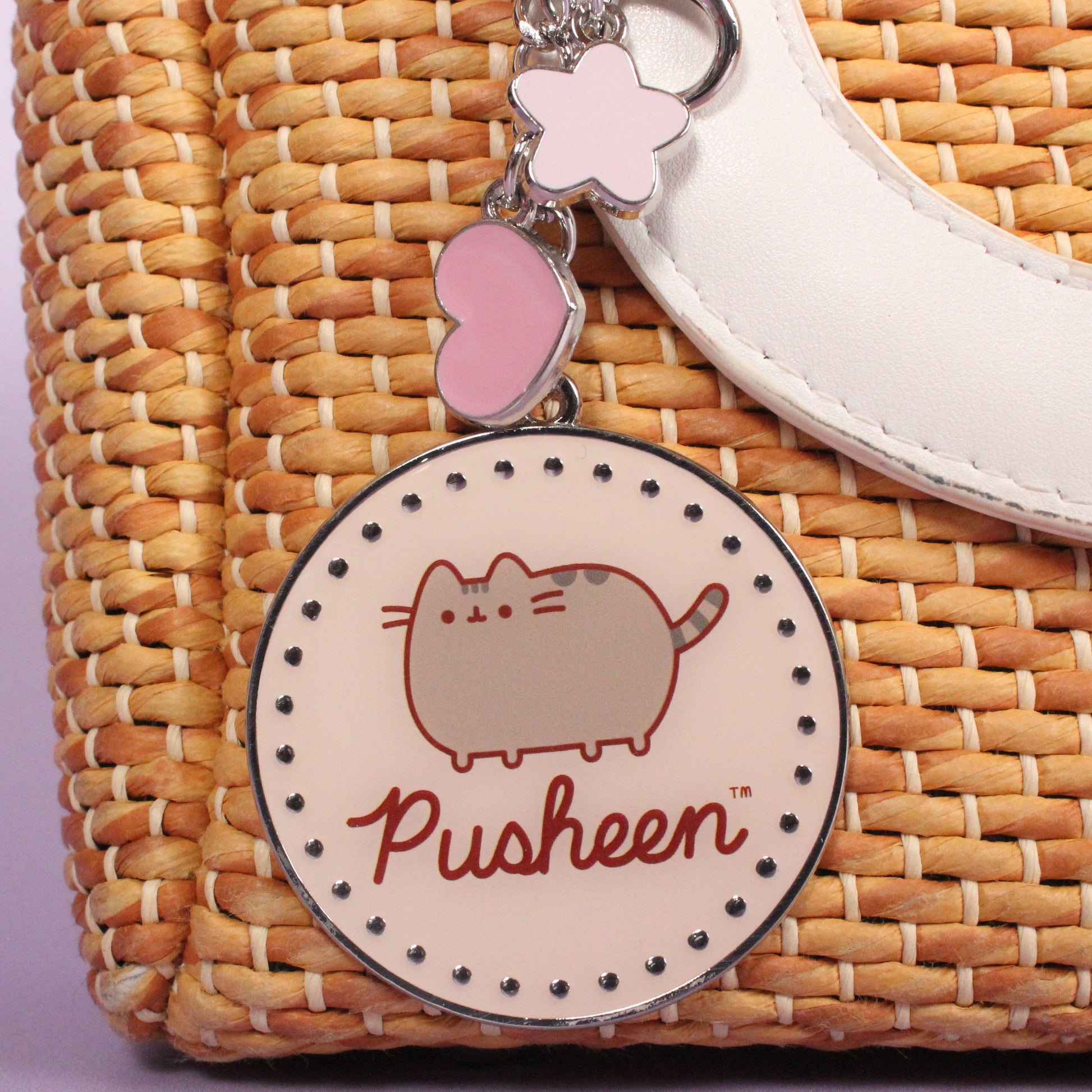 Pusheen the Cat Nyckelring med Miniberlocker – Silver - Bild 2