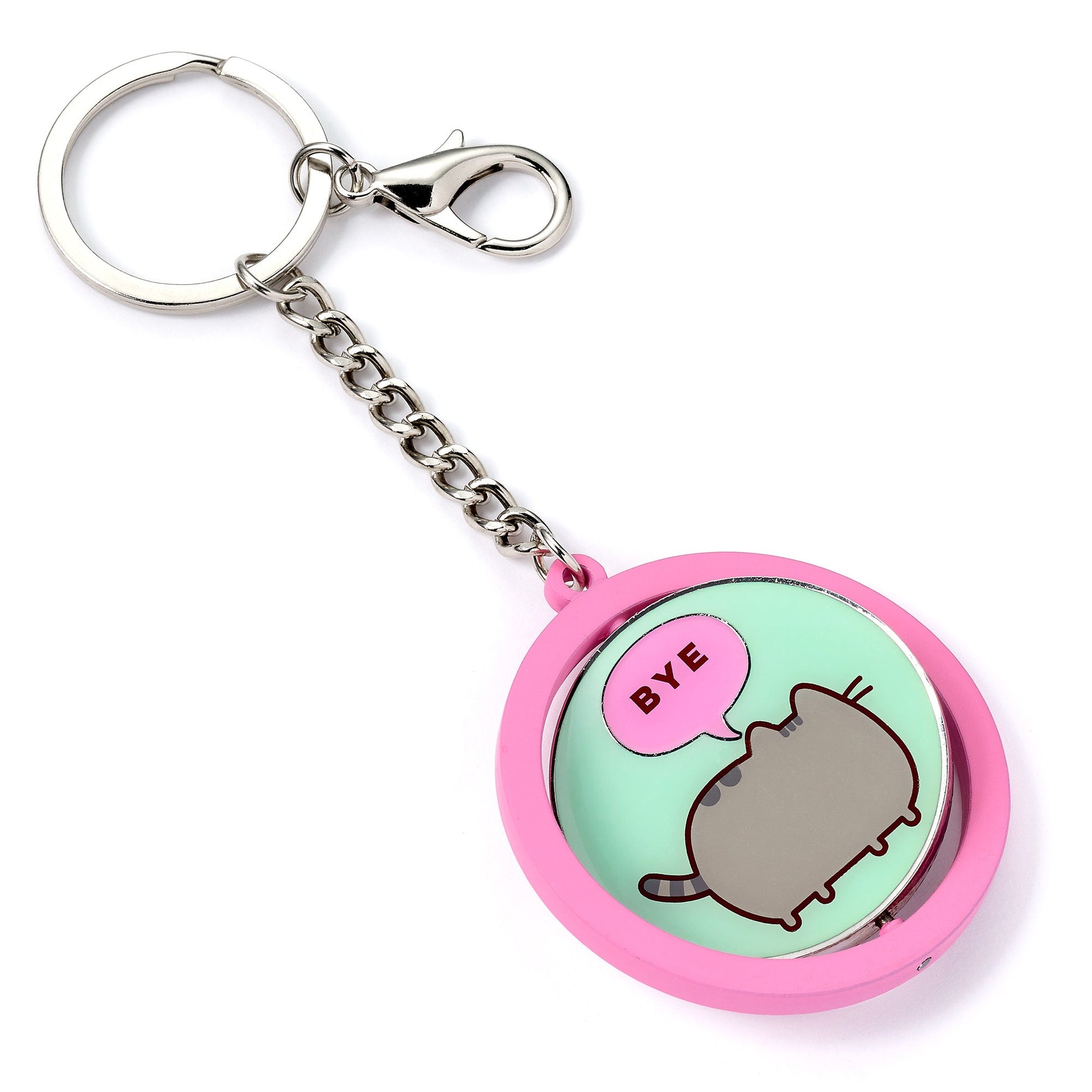 Pusheen the Cat "Hi, Bye" Snurrbar Nyckelring - Bild 2