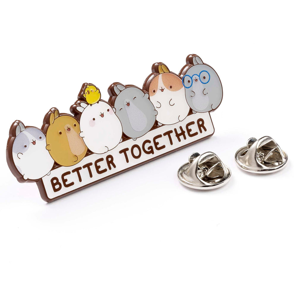 Molang "Better Together" Pin Badge (Emaljnål) - Bild 2