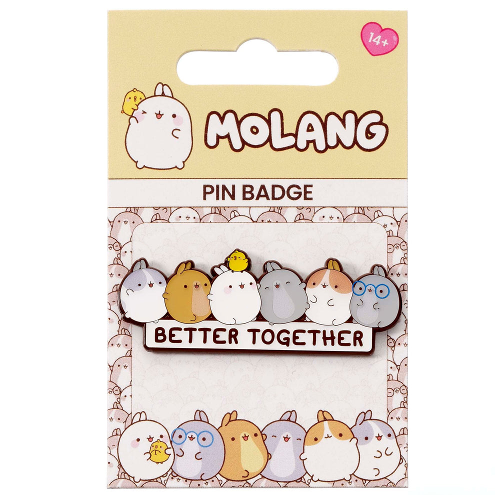 Molang "Better Together" Pin Badge (Emaljnål) - Bild 3