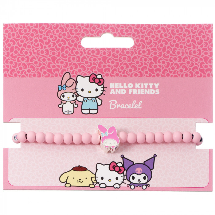 Hello Kitty Rosa Pärlarmband med My Melody-berlock - Bild 2